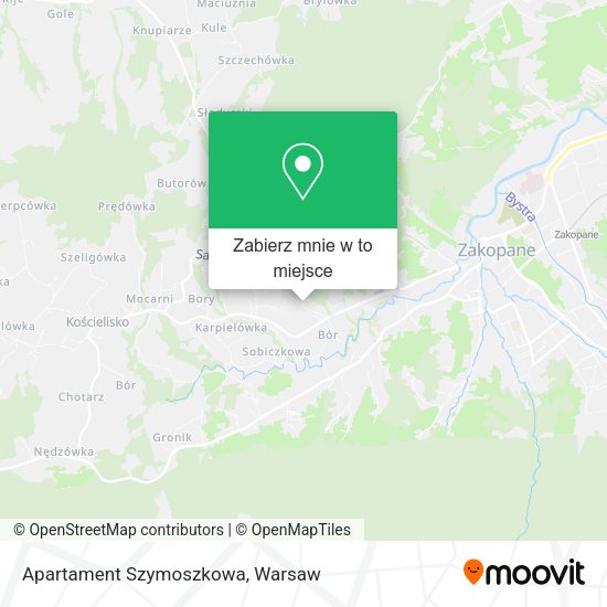 Mapa Apartament Szymoszkowa