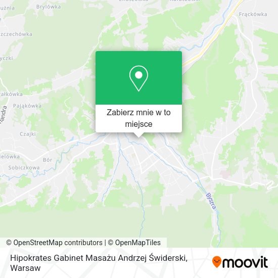 Mapa Hipokrates Gabinet Masażu Andrzej Świderski