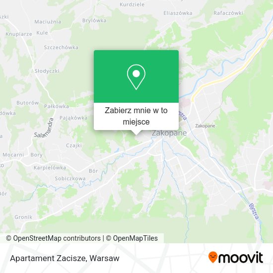 Mapa Apartament Zacisze