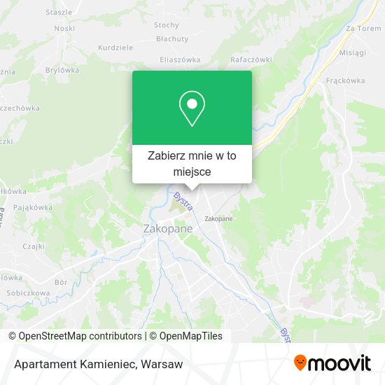 Mapa Apartament Kamieniec