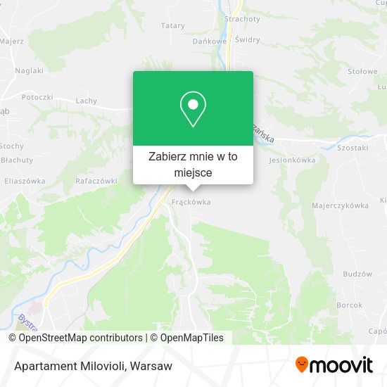 Mapa Apartament Milovioli