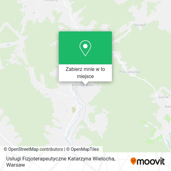 Mapa Usługi Fizjoterapeutyczne Katarzyna Wielocha