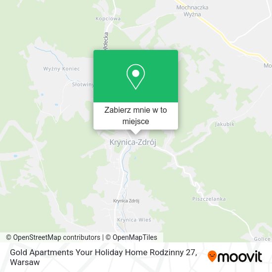 Mapa Gold Apartments Your Holiday Home Rodzinny 27