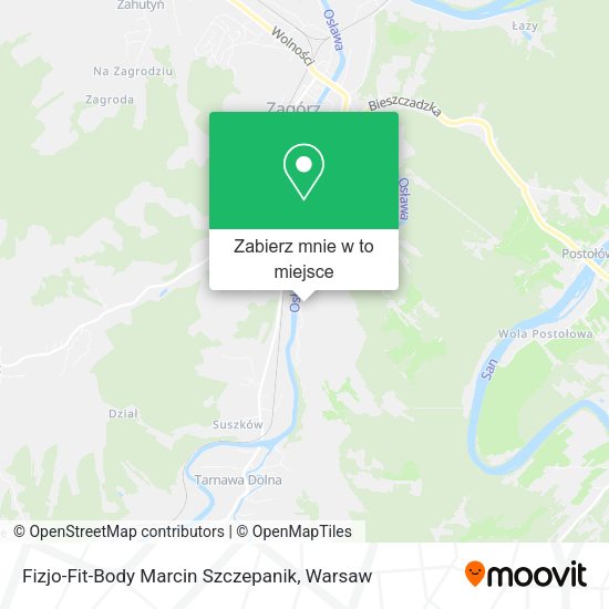 Mapa Fizjo-Fit-Body Marcin Szczepanik