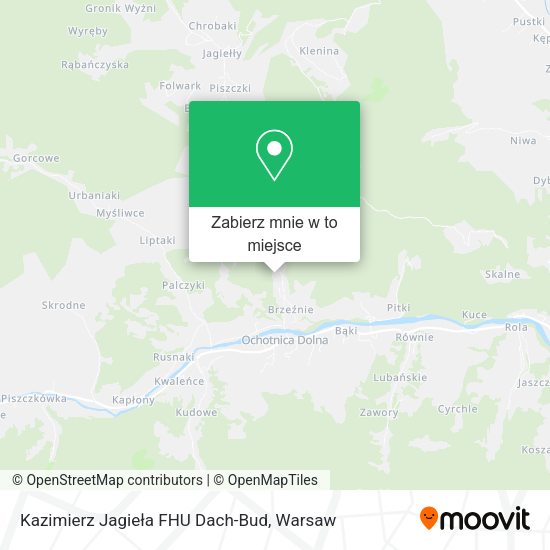 Mapa Kazimierz Jagieła FHU Dach-Bud