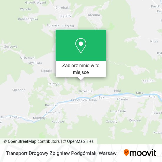 Mapa Transport Drogowy Zbigniew Podgórniak