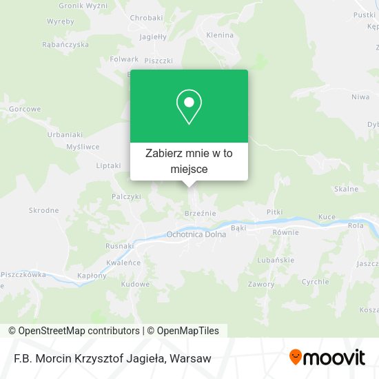 Mapa F.B. Morcin Krzysztof Jagieła