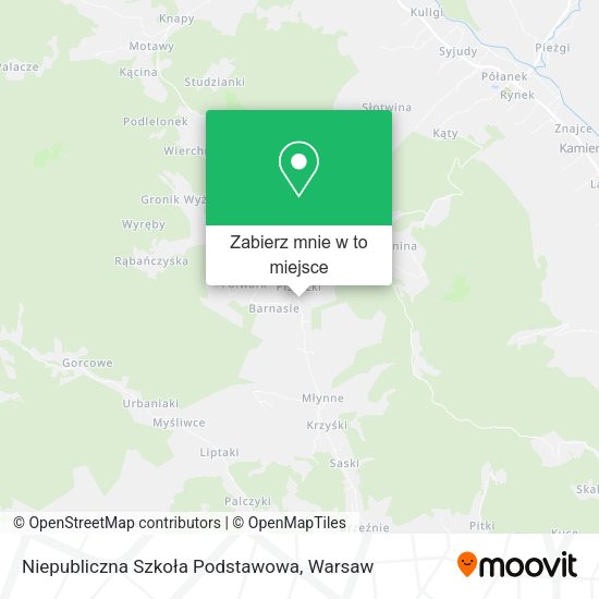 Mapa Niepubliczna Szkoła Podstawowa