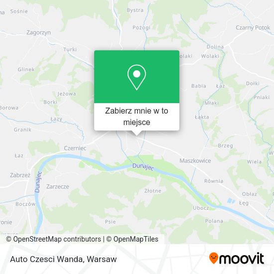 Mapa Auto Czesci Wanda