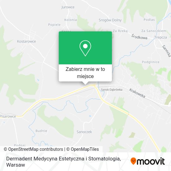 Mapa Dermadent Medycyna Estetyczna i Stomatologia