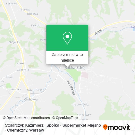 Mapa Stolarczyk Kazimierz i Spółka - Supermarket Mięsno - Chemiczny