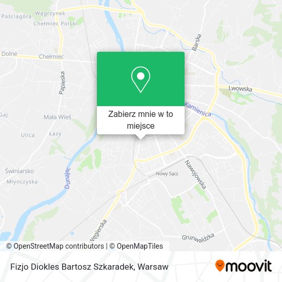 Mapa Fizjo Diokles Bartosz Szkaradek