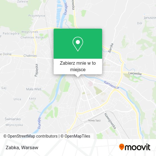 Mapa Zabka