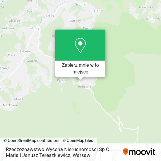 Mapa Rzeczoznawstwo Wycena Nieruchomosci Sp C Maria i Janusz Tereszkiewicz