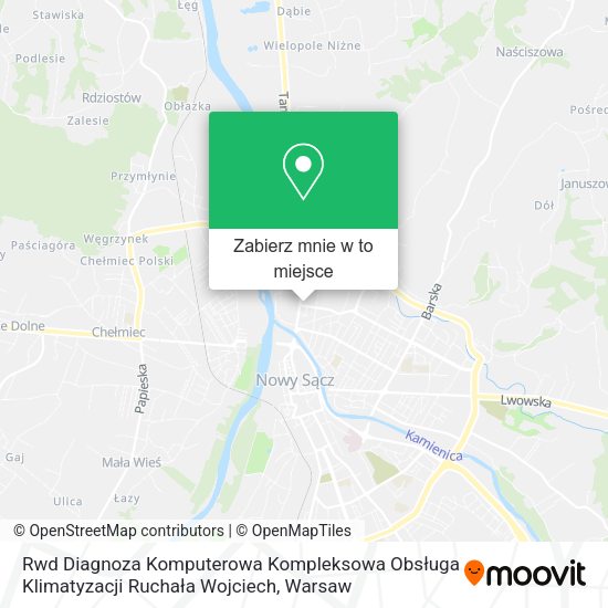 Mapa Rwd Diagnoza Komputerowa Kompleksowa Obsługa Klimatyzacji Ruchała Wojciech