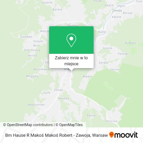 Mapa Bm Hause R Makoś Makoś Robert - Zawoja