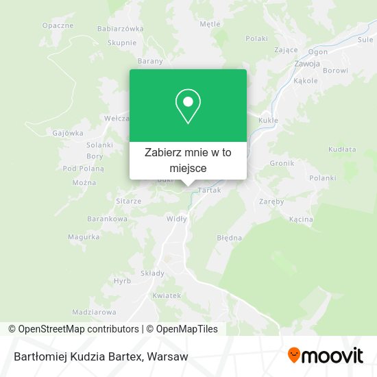 Mapa Bartłomiej Kudzia Bartex