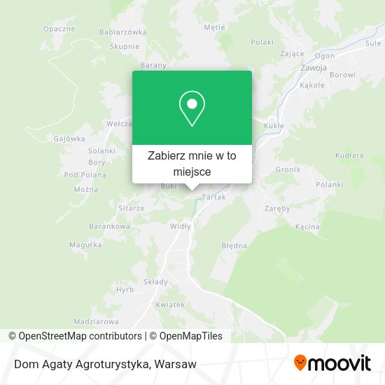 Mapa Dom Agaty Agroturystyka