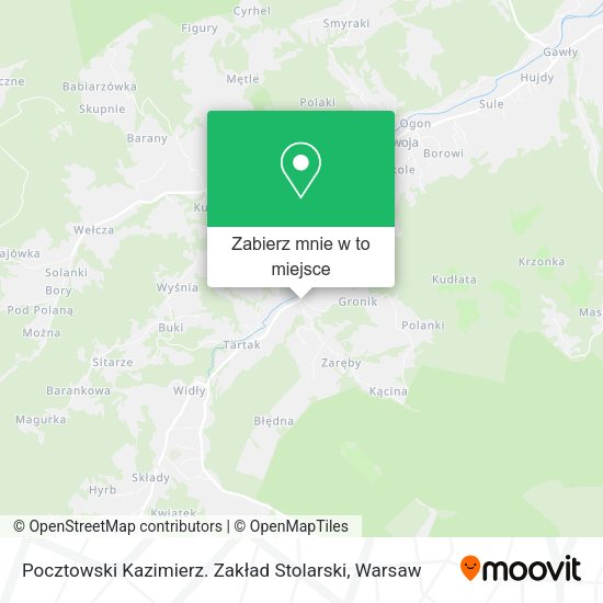 Mapa Pocztowski Kazimierz. Zakład Stolarski