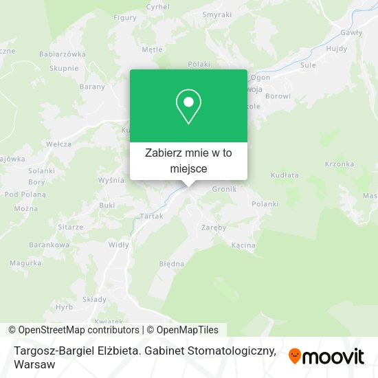 Mapa Targosz-Bargiel Elżbieta. Gabinet Stomatologiczny