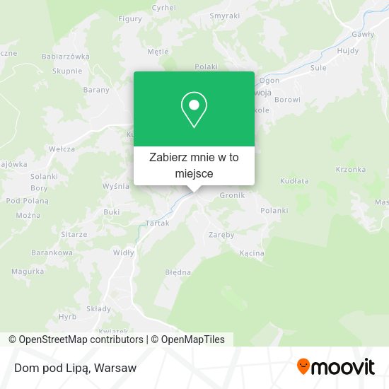 Mapa Dom pod Lipą