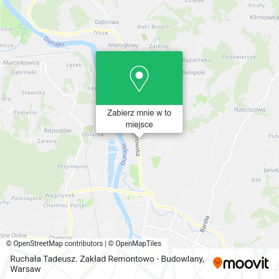 Mapa Ruchała Tadeusz. Zakład Remontowo - Budowlany