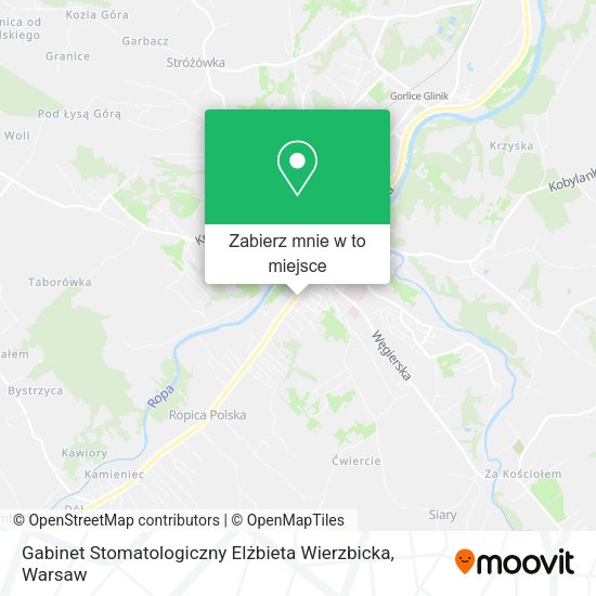 Mapa Gabinet Stomatologiczny Elżbieta Wierzbicka