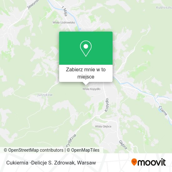 Mapa Cukiernia -Delicje S. Zdrowak