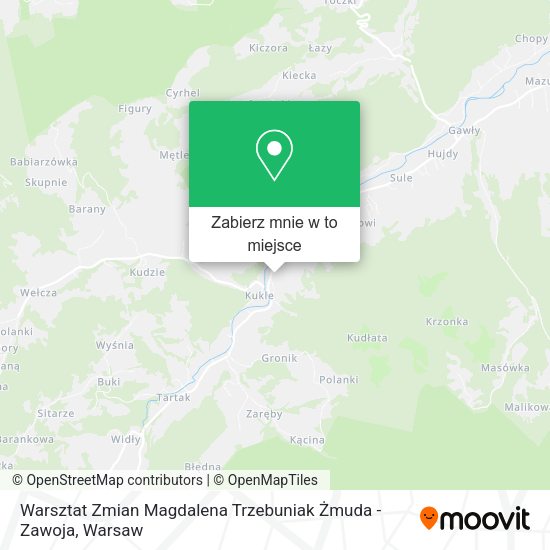 Mapa Warsztat Zmian Magdalena Trzebuniak Żmuda - Zawoja