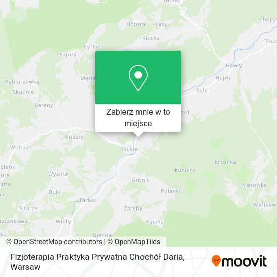 Mapa Fizjoterapia Praktyka Prywatna Chochół Daria