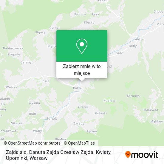 Mapa Zajda s.c. Danuta Zajda Czesław Zajda. Kwiaty, Upominki