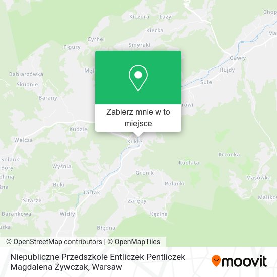 Mapa Niepubliczne Przedszkole Entliczek Pentliczek Magdalena Żywczak