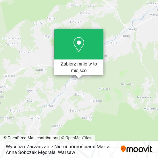 Mapa Wycena i Zarządzanie Nieruchomościami Marta Anna Sobczak Mędrala