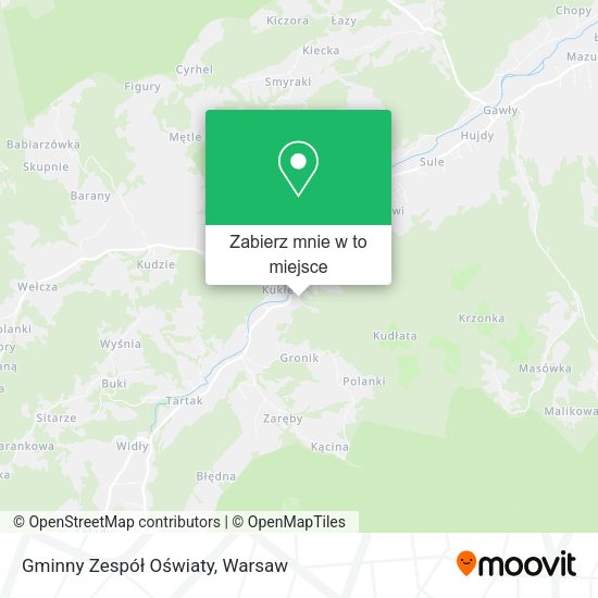 Mapa Gminny Zespół Oświaty