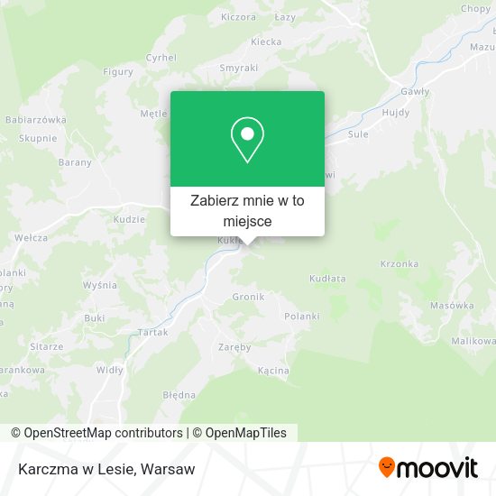 Mapa Karczma w Lesie