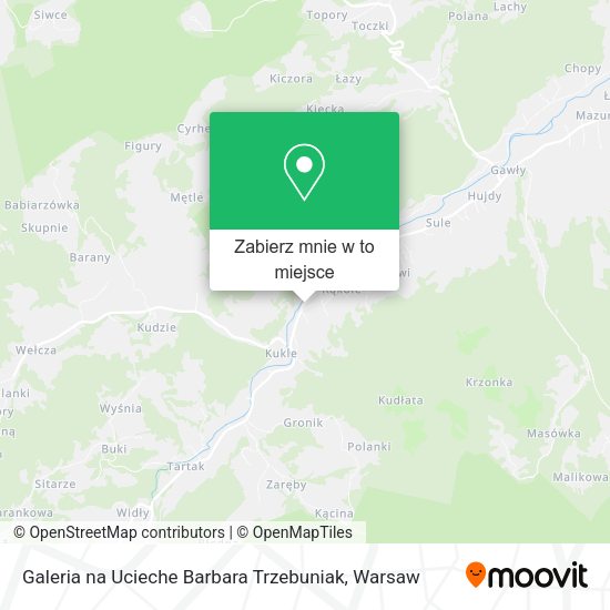 Mapa Galeria na Ucieche Barbara Trzebuniak