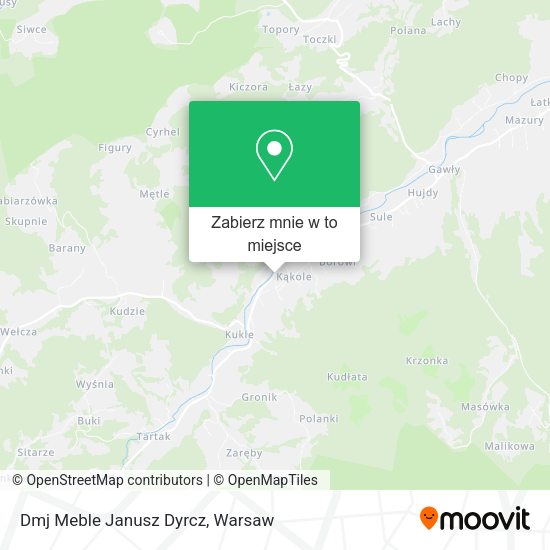 Mapa Dmj Meble Janusz Dyrcz