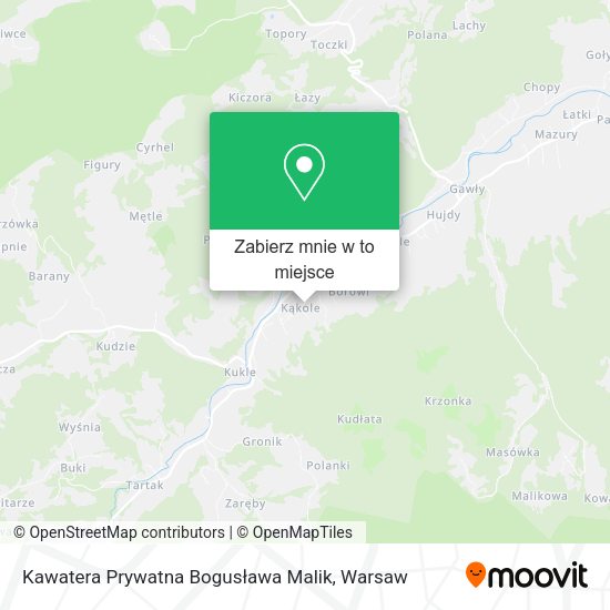 Mapa Kawatera Prywatna Bogusława Malik