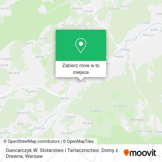 Mapa Gancarczyk W. Stolarstwo i Tartacznictwo. Domy z Drewna