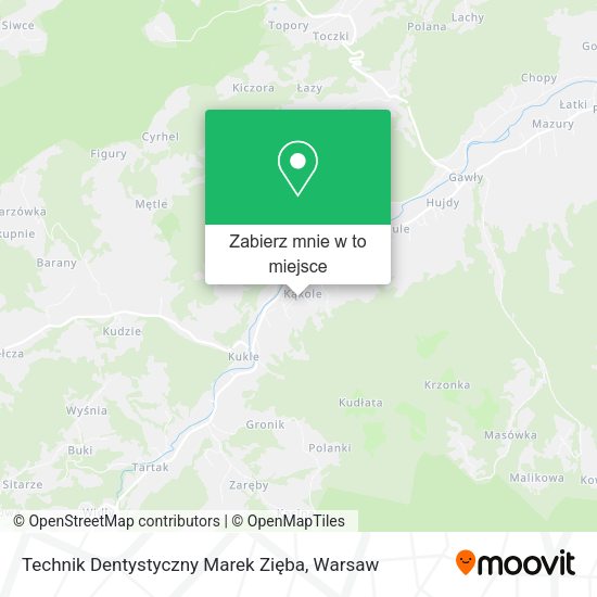 Mapa Technik Dentystyczny Marek Zięba