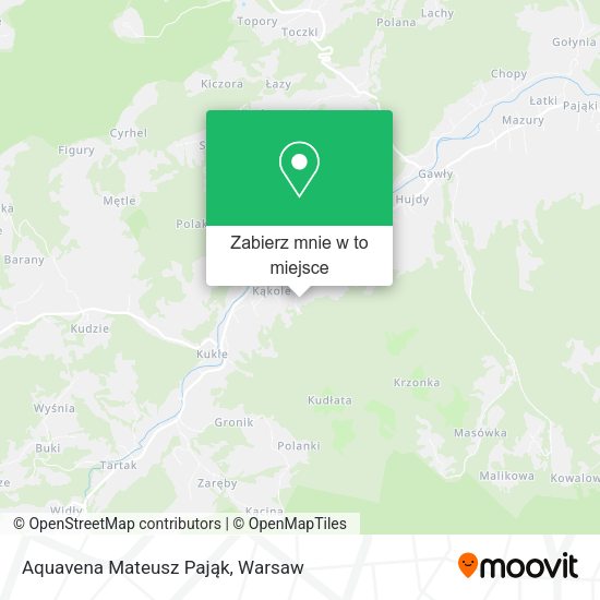 Mapa Aquavena Mateusz Pająk