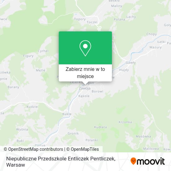 Mapa Niepubliczne Przedszkole Entliczek Pentliczek