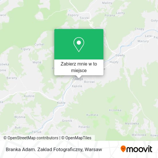 Mapa Branka Adam. Zaklad Fotograficzny