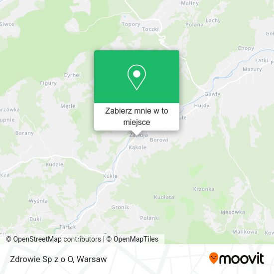 Mapa Zdrowie Sp z o O