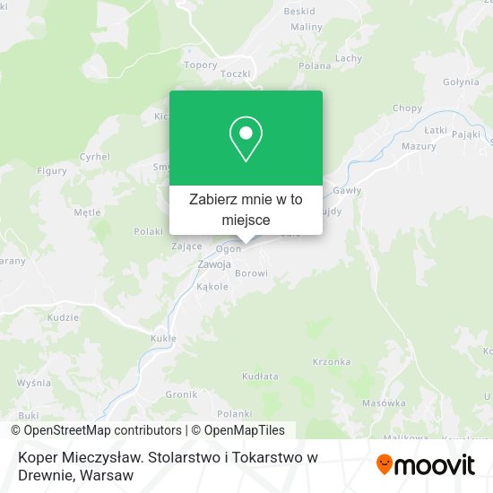 Mapa Koper Mieczysław. Stolarstwo i Tokarstwo w Drewnie