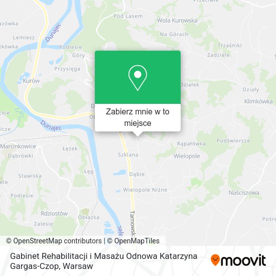 Mapa Gabinet Rehabilitacji i Masażu Odnowa Katarzyna Gargas-Czop