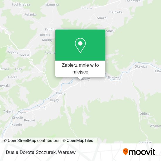 Mapa Dusia Dorota Szczurek