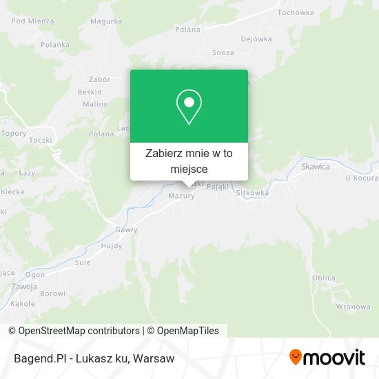 Mapa Bagend.Pl - Lukasz ku