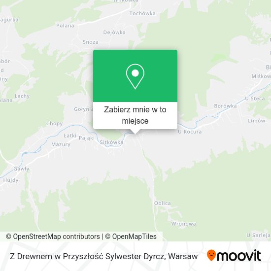 Mapa Z Drewnem w Przyszłość Sylwester Dyrcz