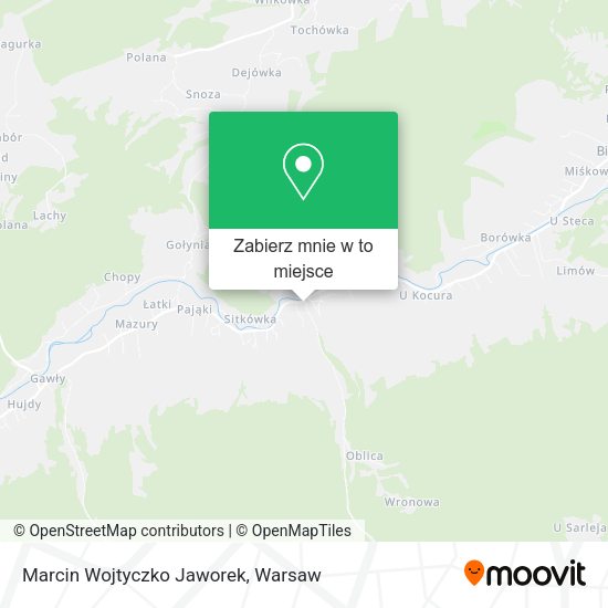 Mapa Marcin Wojtyczko Jaworek